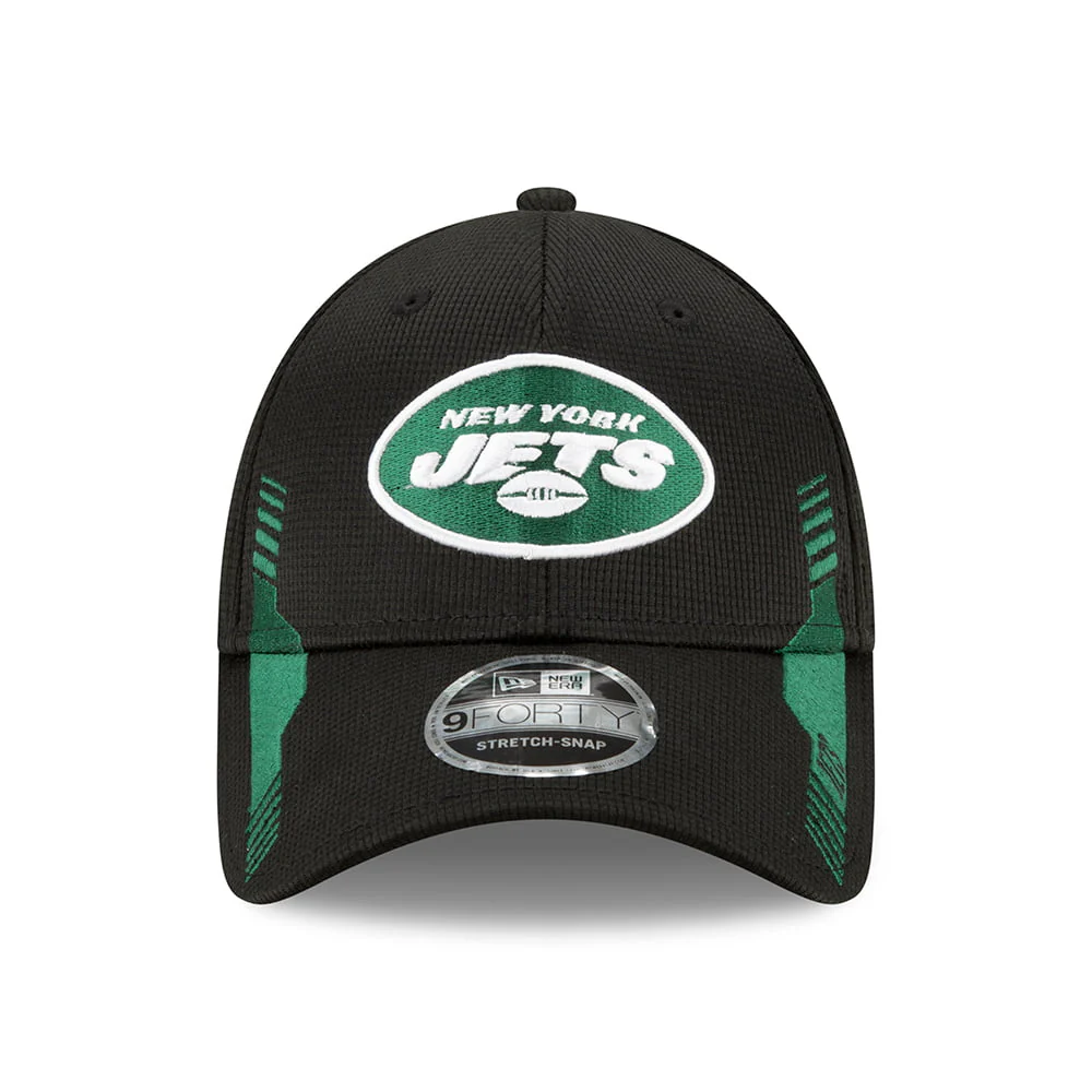 New Era 9FORTY Snap New York Jets Baseball Cap - NFL Sideline Home - Schwarz-Grün - Image 2