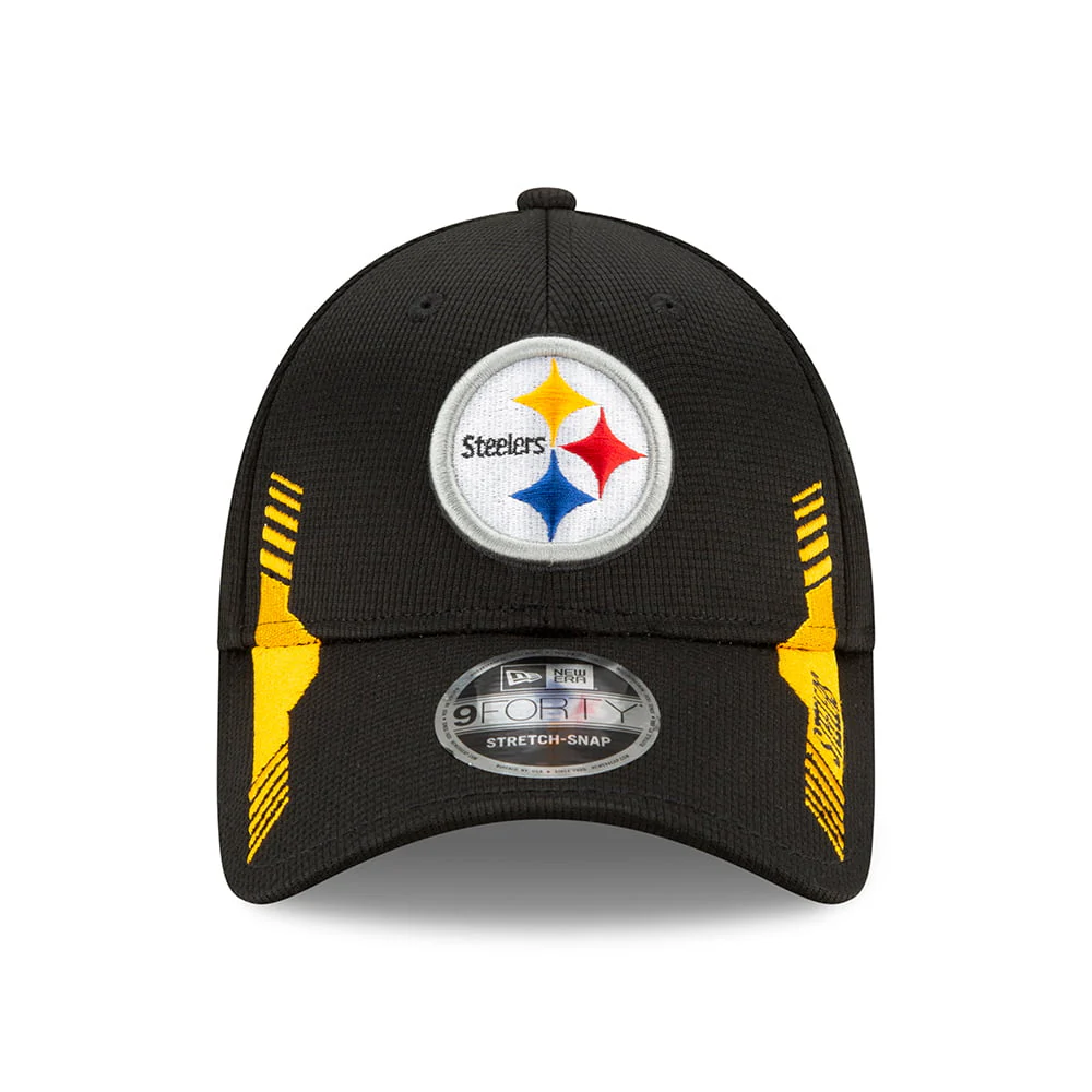 New Era 9FORTY Snap Pittsburgh Steelers Baseball Cap - NFL Sideline Home - Schwarz-Gold - Image 2