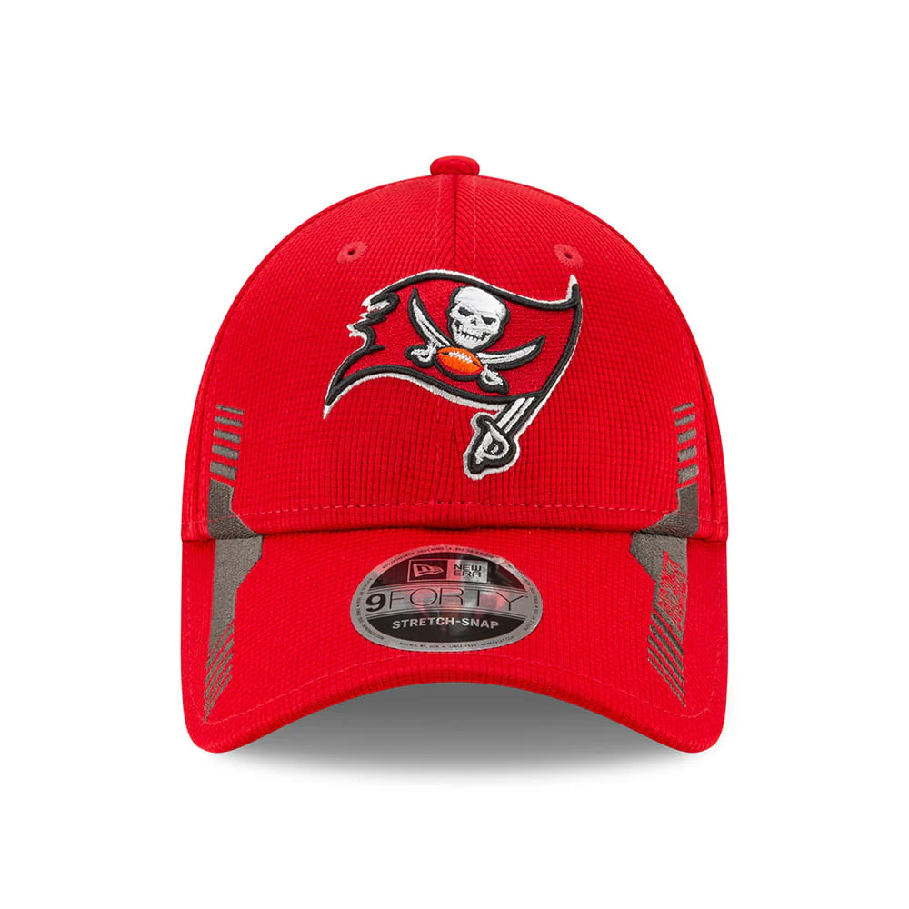 New Era 9FORTY Snap Tampa Bay Buccaneers Baseball Cap - NFL Sideline Home - Rot-Schwarz - Image 2