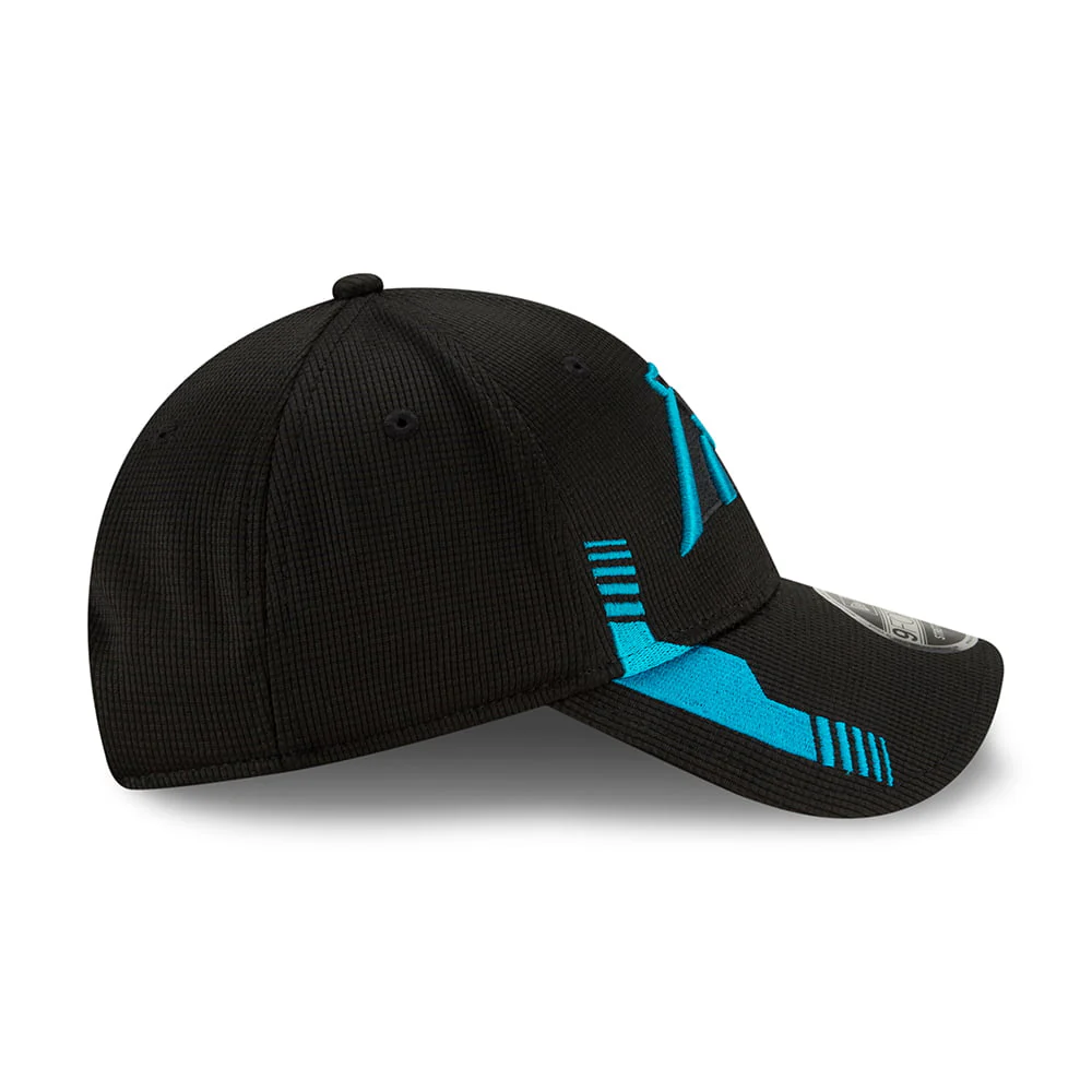 New Era 9FORTY Stretch Snap Carolina Panthers Baseball Cap - NFL Sideline Home - Schwarz-Blau - Image 3