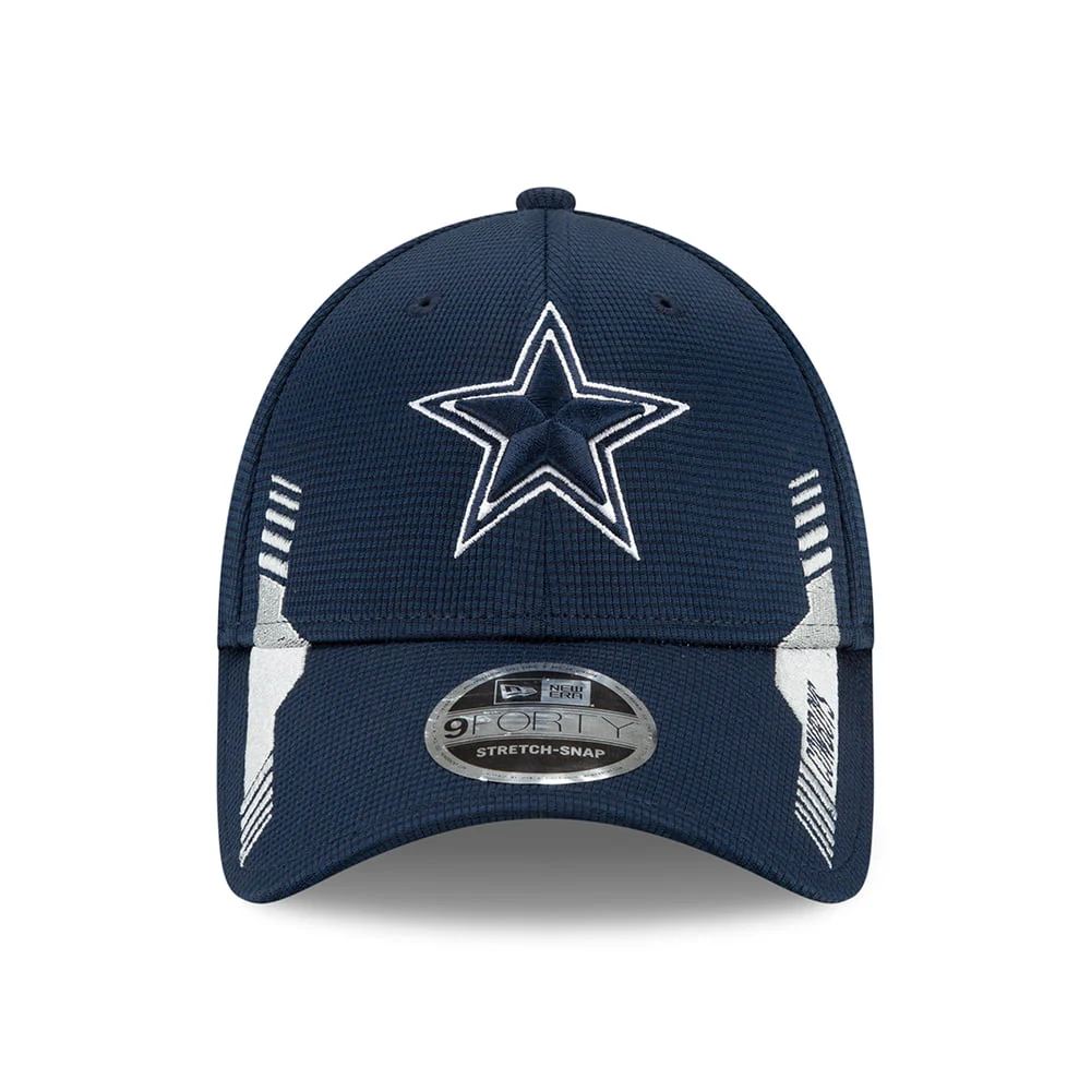 New Era 9FORTY Stretch Snap Dallas Cowboys Baseball Cap - NFL Sideline Home - Blau - Image 2
