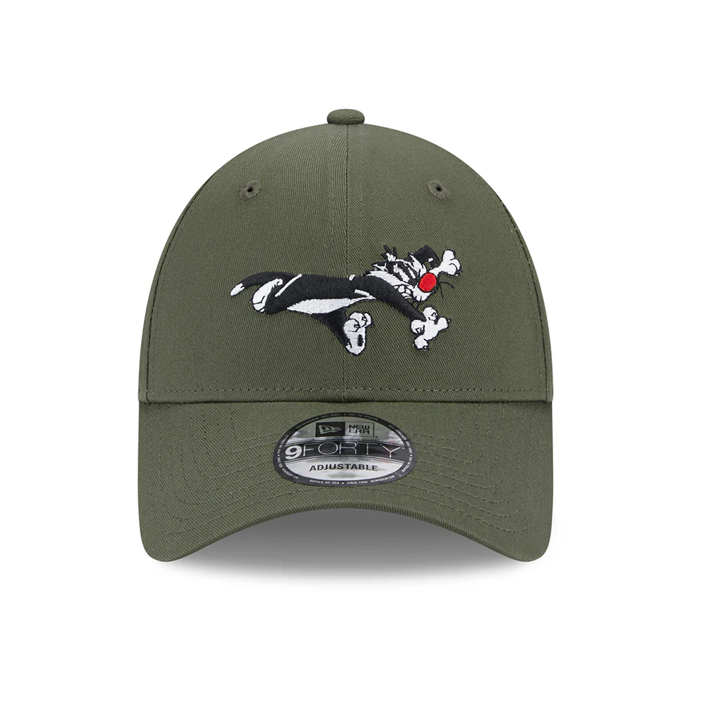 New Era 9FORTY Sylvester Baseball Cap - Looney Tunes - Olivgrün - Image 2