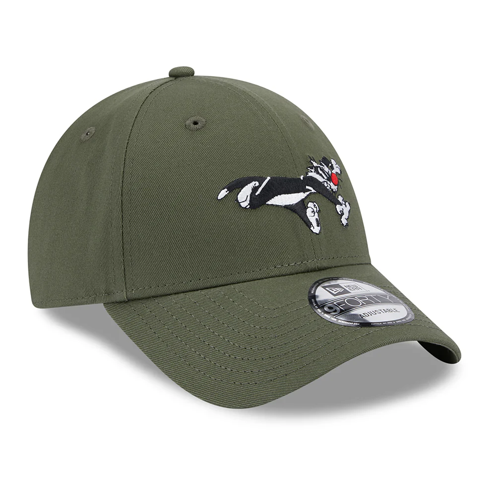 New Era 9FORTY Sylvester Baseball Cap - Looney Tunes - Olivgrün - Image 3