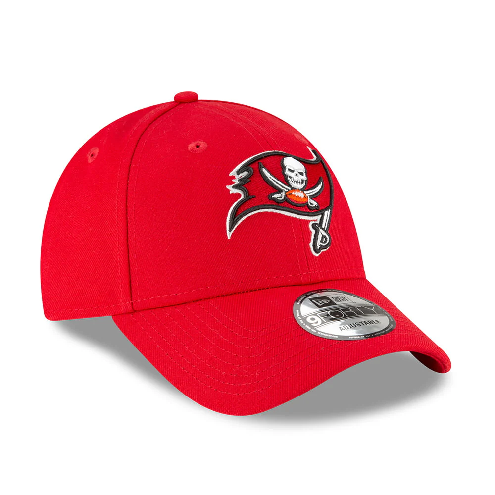New Era 9FORTY Tampa Bay Buccaneers Baseball Cap NFL The League - Rot - Image 3