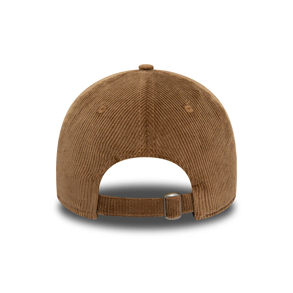 New Era 9TWENTY Baseball Cap - NE Cord - Braun - Image 3