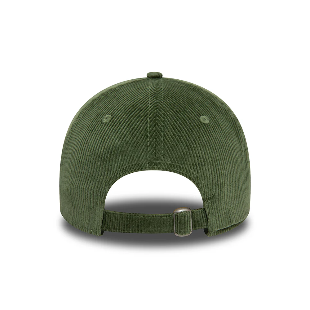 New Era 9TWENTY Baseball Cap - NE Cord - Dunkelgrün - Image 3
