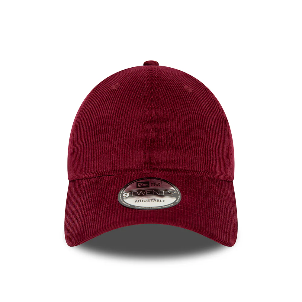 New Era 9TWENTY Baseball Cap - NE Cord - Kardinalrot - Image 2