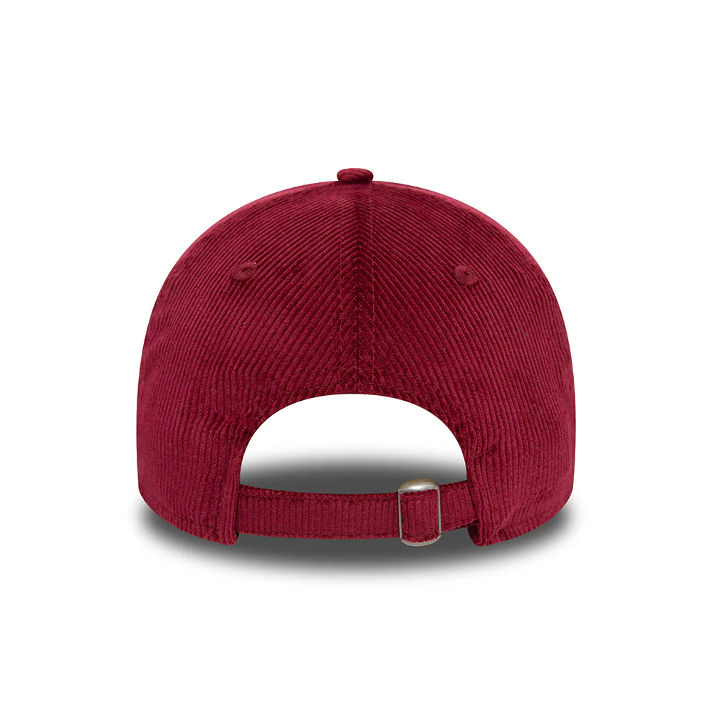 New Era 9TWENTY Baseball Cap - NE Cord - Kardinalrot - Image 3