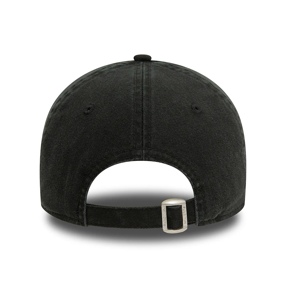 New Era 9TWENTY Chicago Bulls Baseball Cap - NBA Contrast Underbrim - Verwaschenes Schwarz-Rot - Image 4