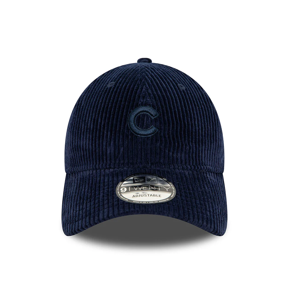 New Era 9TWENTY Chicago Cubs Baseball Cap - MLB Cord - Marineblau - Image 2