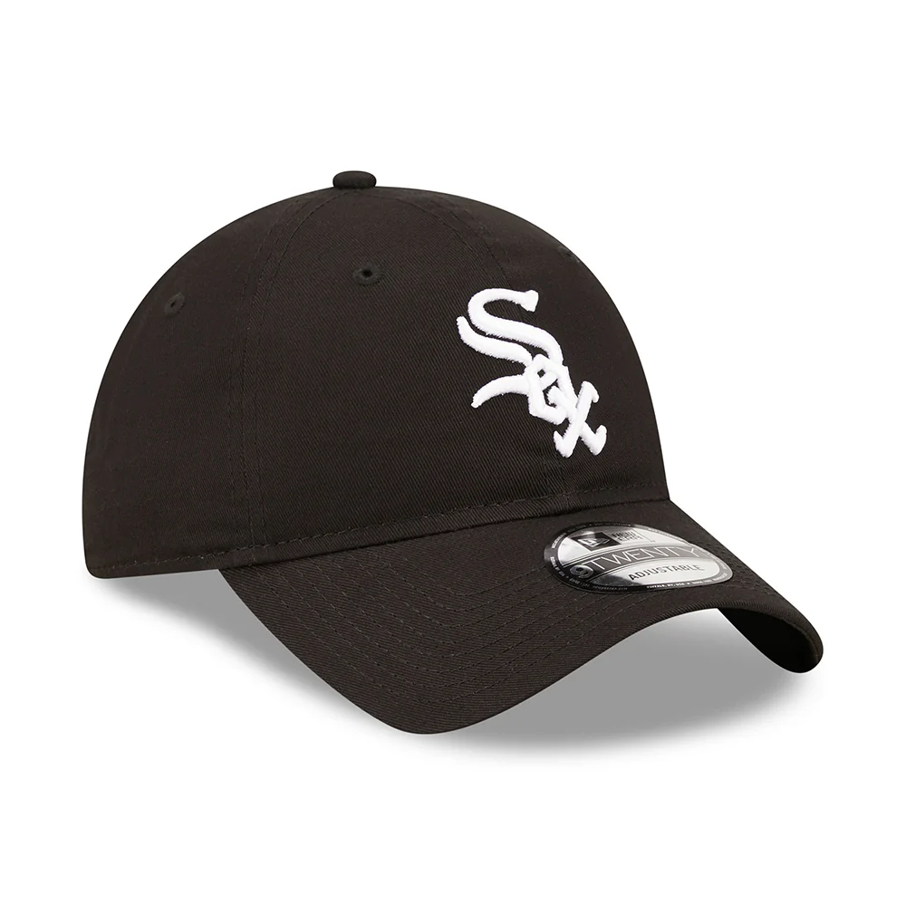 New Era 9TWENTY Chicago White Sox Baseball Cap - MLB League Essential II - Schwarz-Weiß - Image 3