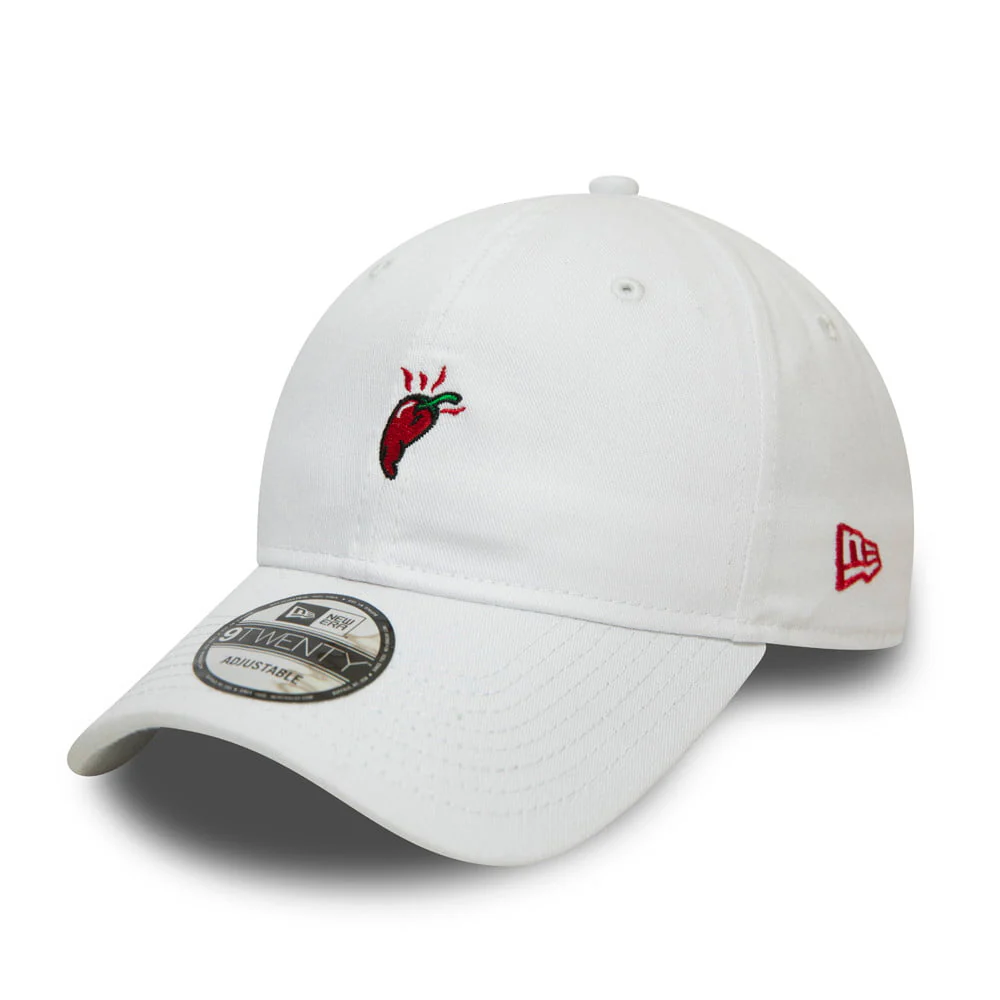 New Era 9TWENTY Chilli Schote Baseball Cap - Weiß