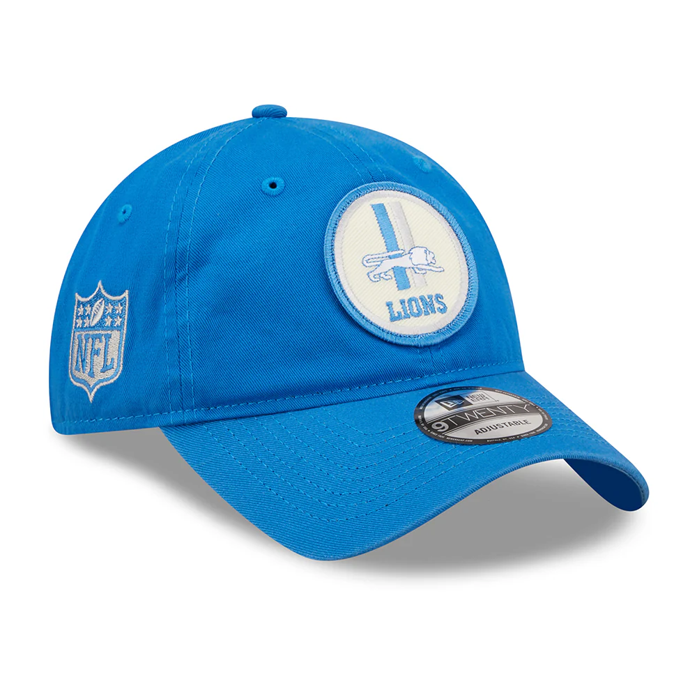 New Era 9TWENTY Detroit Lions Baseball Cap - NFL Sideline Historic - Blau - Image 3