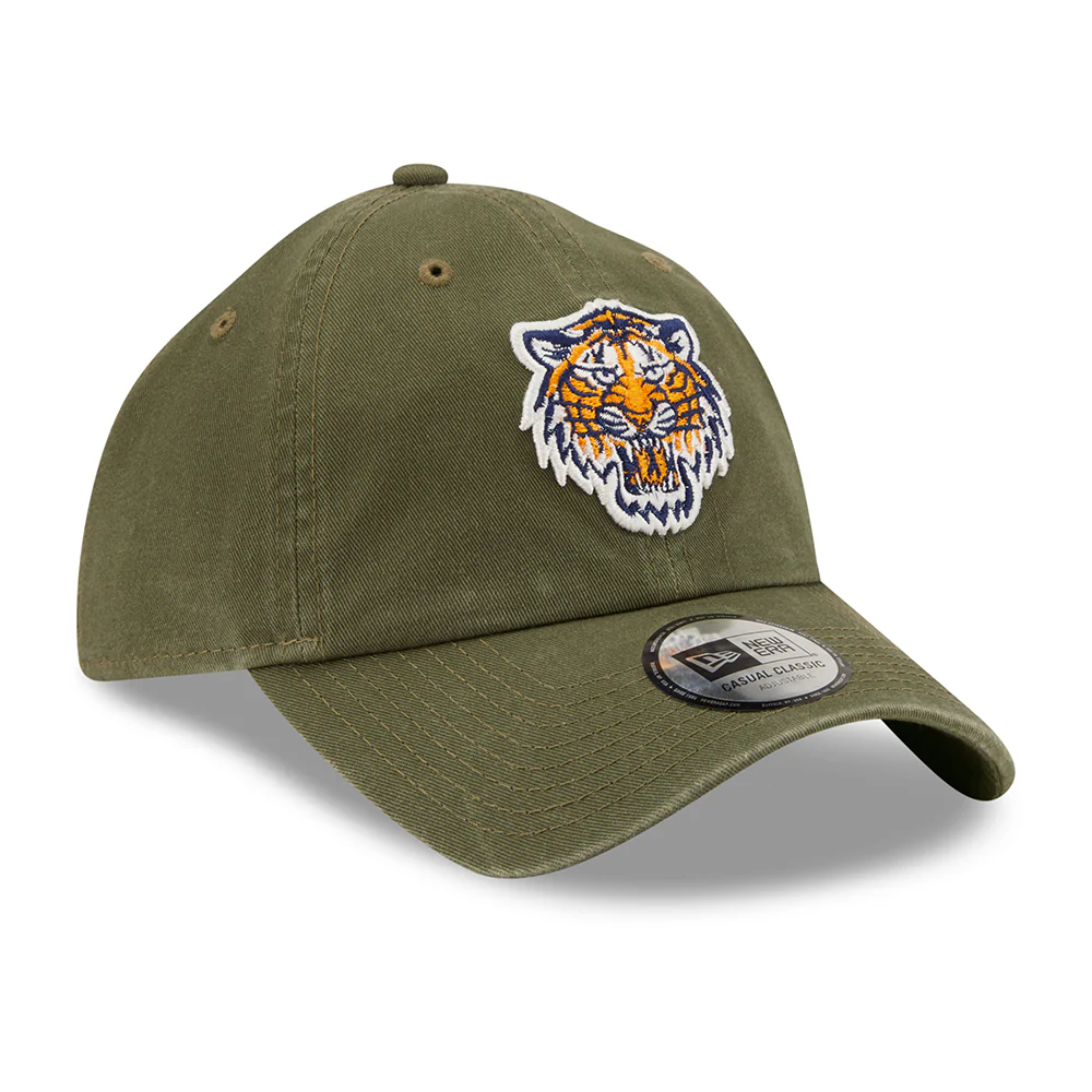 New Era 9TWENTY Detroit Tigers Baseball Cap - MLB League Essential Casual Classic - Olivgrün - Image 3