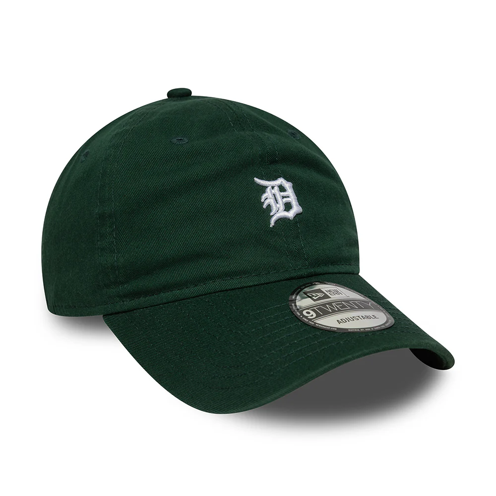 New Era 9TWENTY Detroit Tigers Baseball Cap - MLB Mini Washed - Dunkelgrün-Weiß - Image 3
