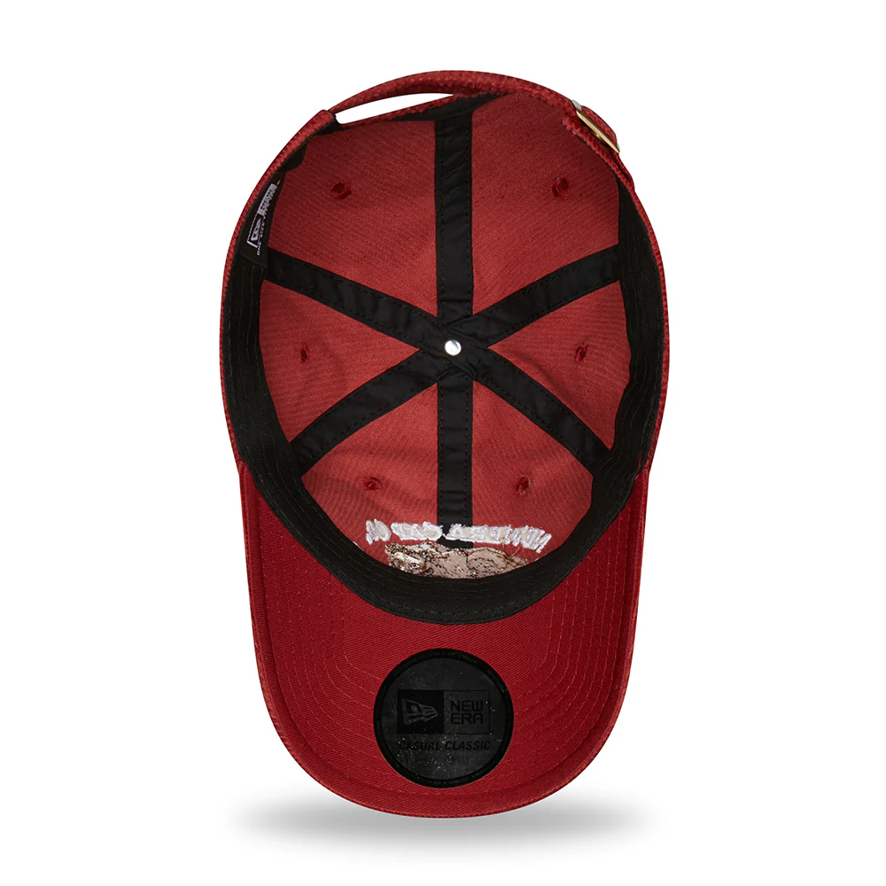 New Era 9TWENTY Kord Bär Baseball Cap - Wildlife Casual Classic - Weinrot - Image 5
