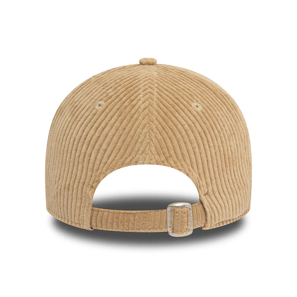 New Era 9TWENTY L.A. Dodgers Baseball Cap - MLB Cord - Taupe - Image 4