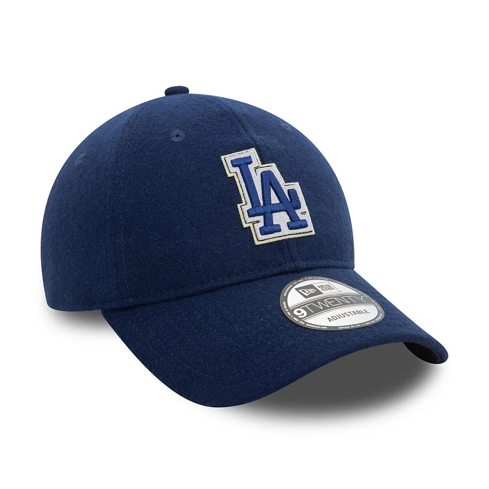 New Era 9TWENTY L.A. Dodgers Baseball Cap - MLB Melton - Marineblau - Image 3