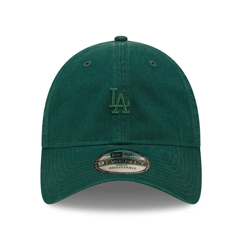 New Era 9TWENTY L.A. Dodgers Baseball Cap - MLB Mini Logo - Dunkelgrün - Image 2
