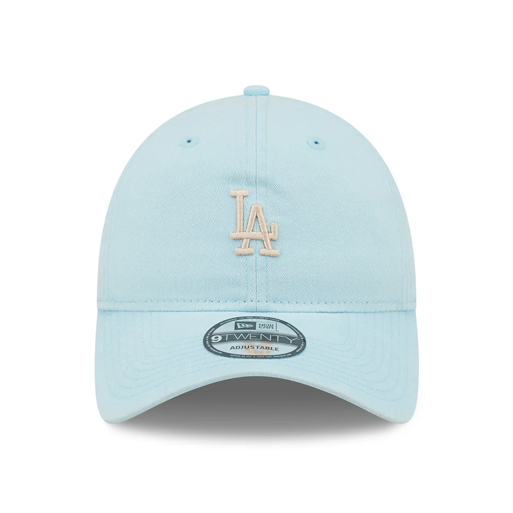 New Era 9TWENTY L.A. Dodgers Baseball Cap - MLB Mini Logo - Hellblau-Weiß - Image 2