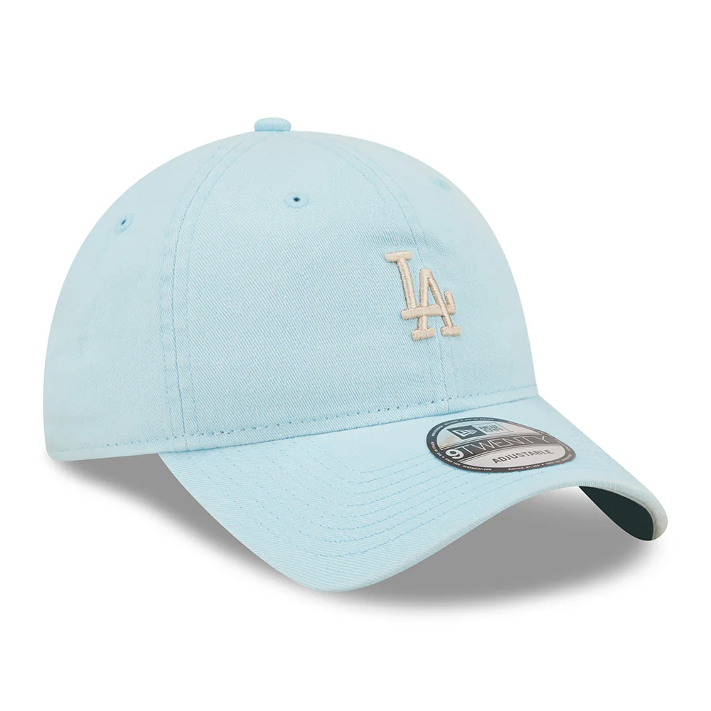 New Era 9TWENTY L.A. Dodgers Baseball Cap - MLB Mini Logo - Hellblau-Weiß - Image 3