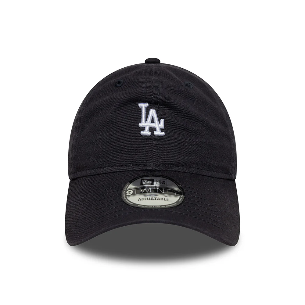 New Era 9TWENTY L.A. Dodgers Baseball Cap - MLB Mini Washed - Marineblau-Weiß - Image 2