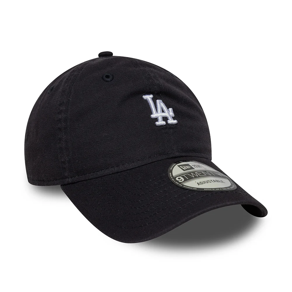 New Era 9TWENTY L.A. Dodgers Baseball Cap - MLB Mini Washed - Marineblau-Weiß - Image 3