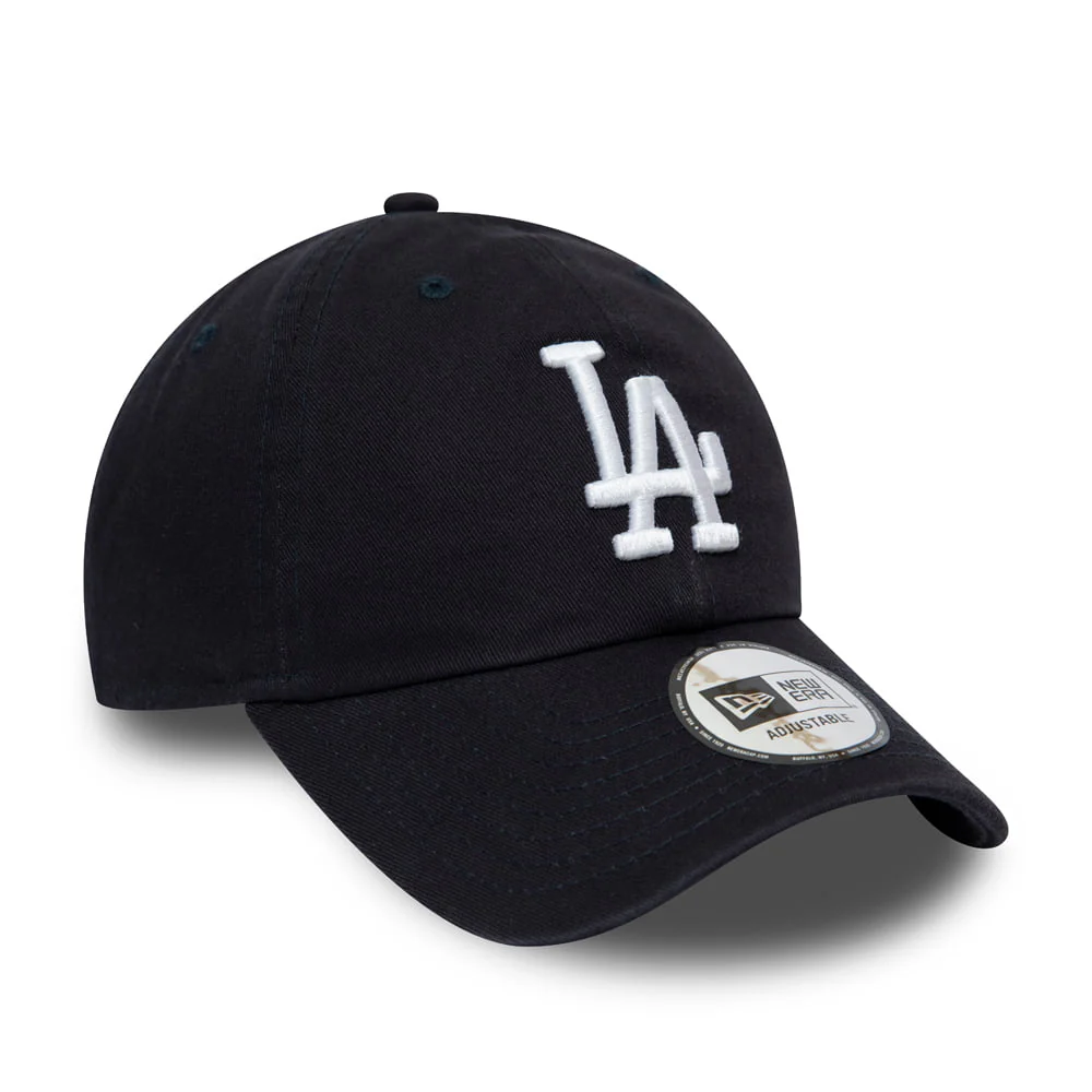 New Era 9TWENTY L.A. Dodgers Baseball Cap MLB Washed Casual Classic - Marineblau - Image 3