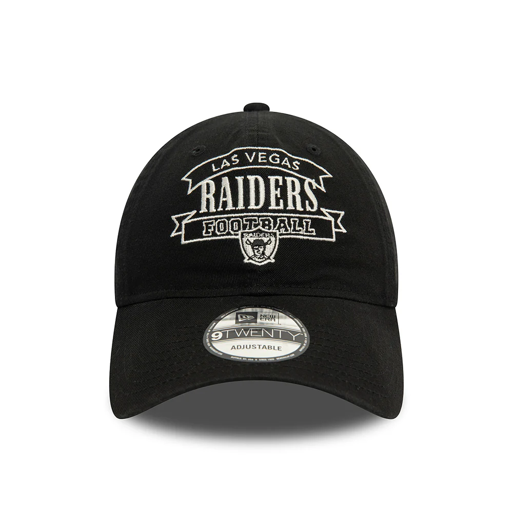 New Era 9TWENTY Las Vegas Raiders Baseball Cap - NFL Retro - Schwarz - Image 2