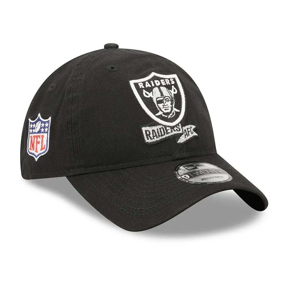 New Era 9TWENTY Las Vegas Raiders Baseball Cap - NFL Sideline On Field - Schwarz - Image 3