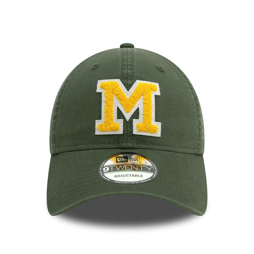 New Era 9TWENTY Milwaukee Brewers Baseball Cap - MLB Varsity Cooperstown - Moosgrün - Image 2