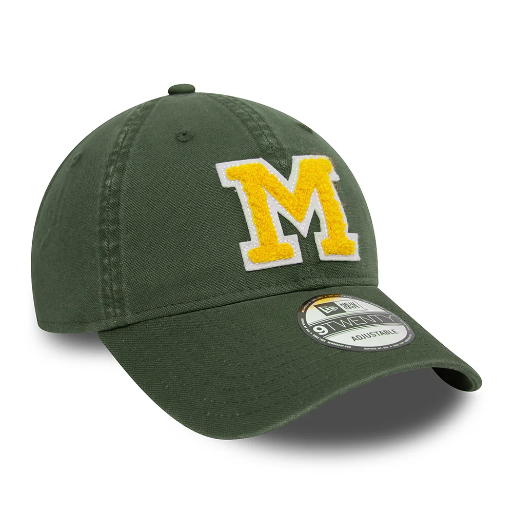 New Era 9TWENTY Milwaukee Brewers Baseball Cap - MLB Varsity Cooperstown - Moosgrün - Image 3