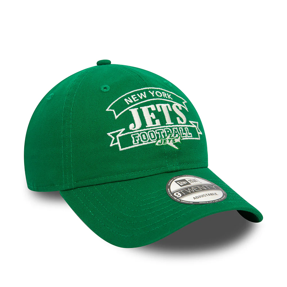 New Era 9TWENTY New York Jets Baseball Cap - NFL Retro - Grün - Image 3