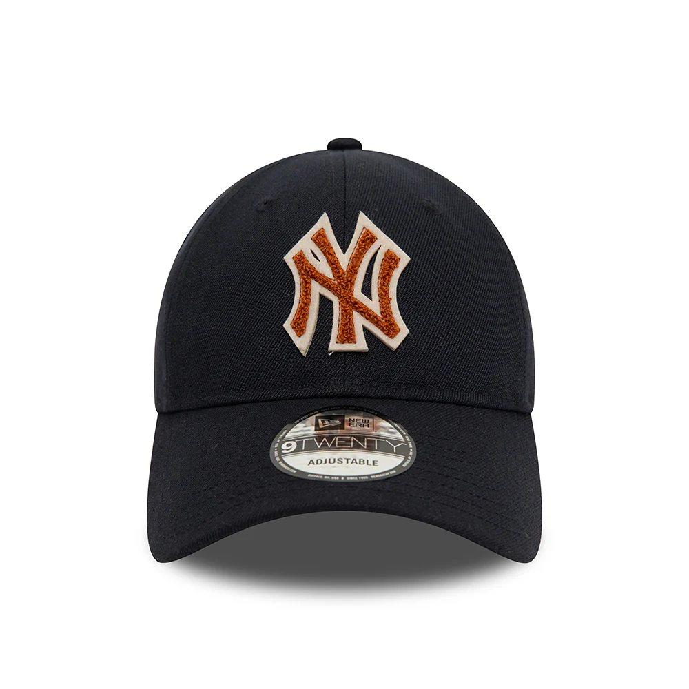 New Era 9TWENTY New York Yankees Baseball Cap - MLB Boucle - Marineblau-Braun - Image 2