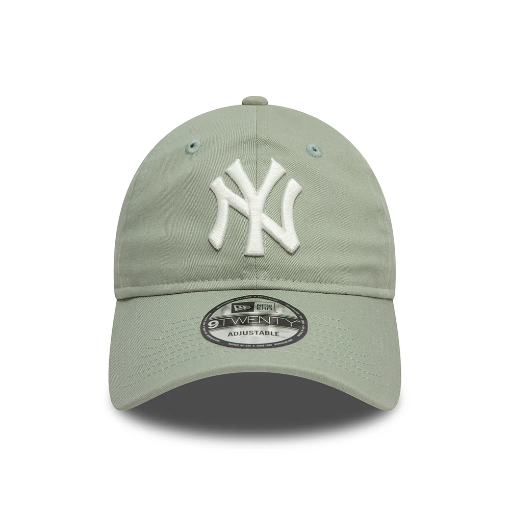 New Era 9TWENTY New York Yankees Baseball Cap - MLB League Casual - Salbeigrün-Cremeweiß - Image 2