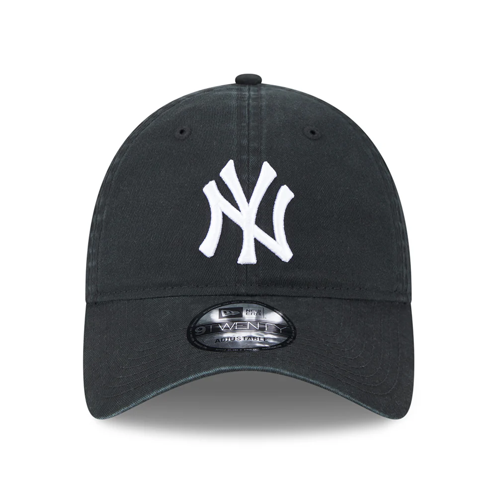 New Era 9TWENTY New York Yankees Baseball Cap - MLB League Casual - Schwarz-Weiß - Image 2