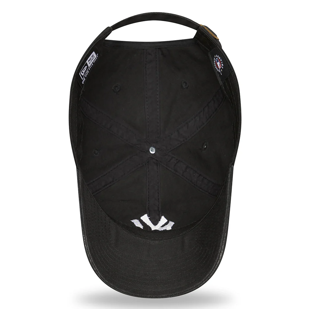 New Era 9TWENTY New York Yankees Baseball Cap - MLB League Casual - Schwarz-Weiß - Image 5