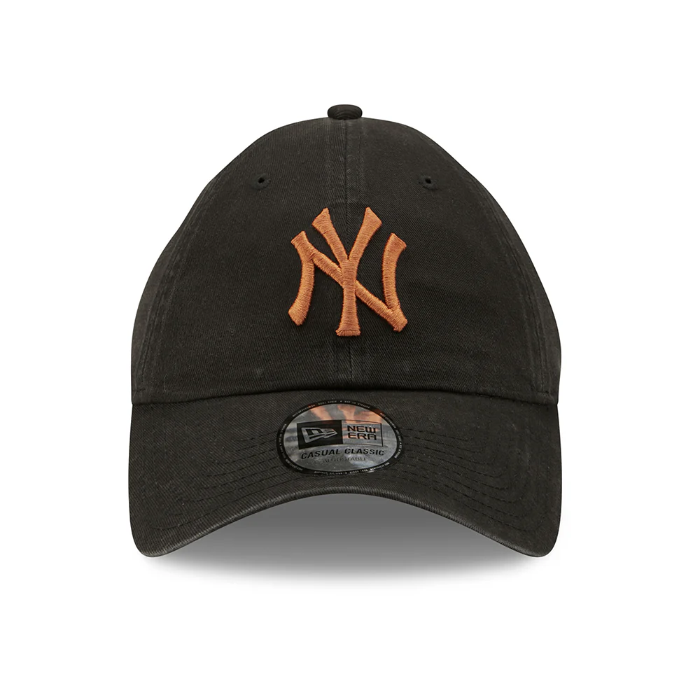 New Era 9TWENTY New York Yankees Baseball Cap - MLB League Essential Casual Classic - Schwarz-Toffee - Image 2