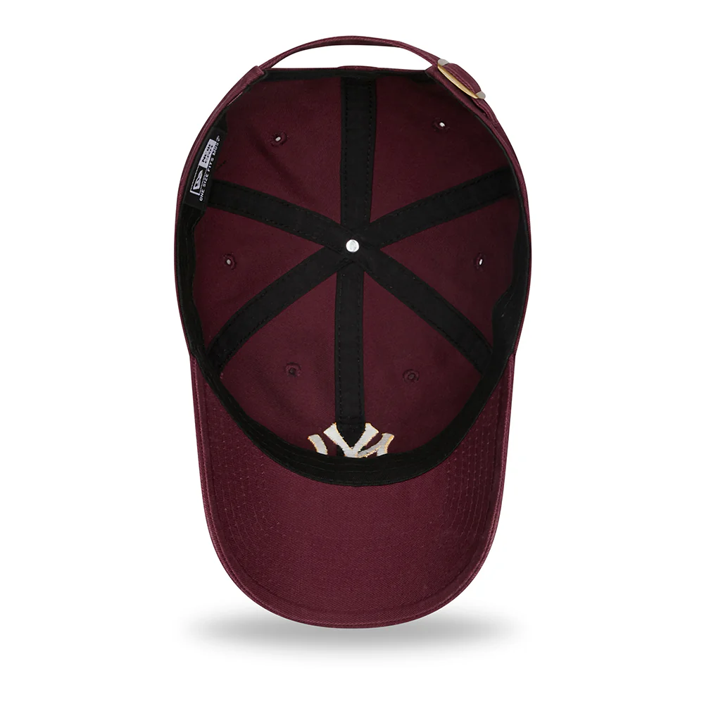 New Era 9TWENTY New York Yankees Baseball Cap - MLB League Casual - Verwaschenes Kastanienbraun - Image 5