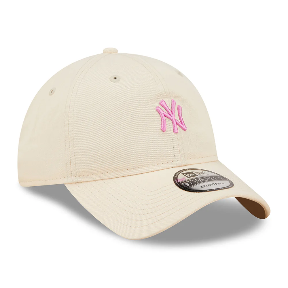New Era 9TWENTY New York Yankees Baseball Cap - MLB Mini Logo - Rosé-Rosa - Image 3