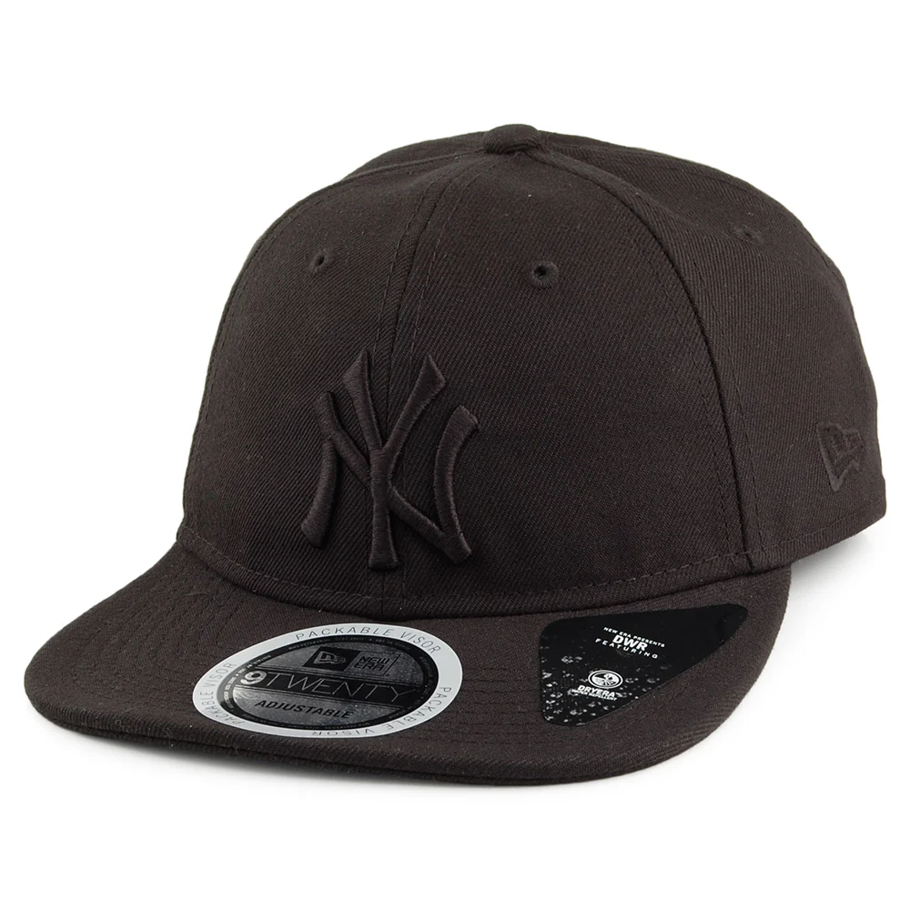 New Era 9TWENTY New York Yankees Baseball Cap - Team Packable - Schwarz