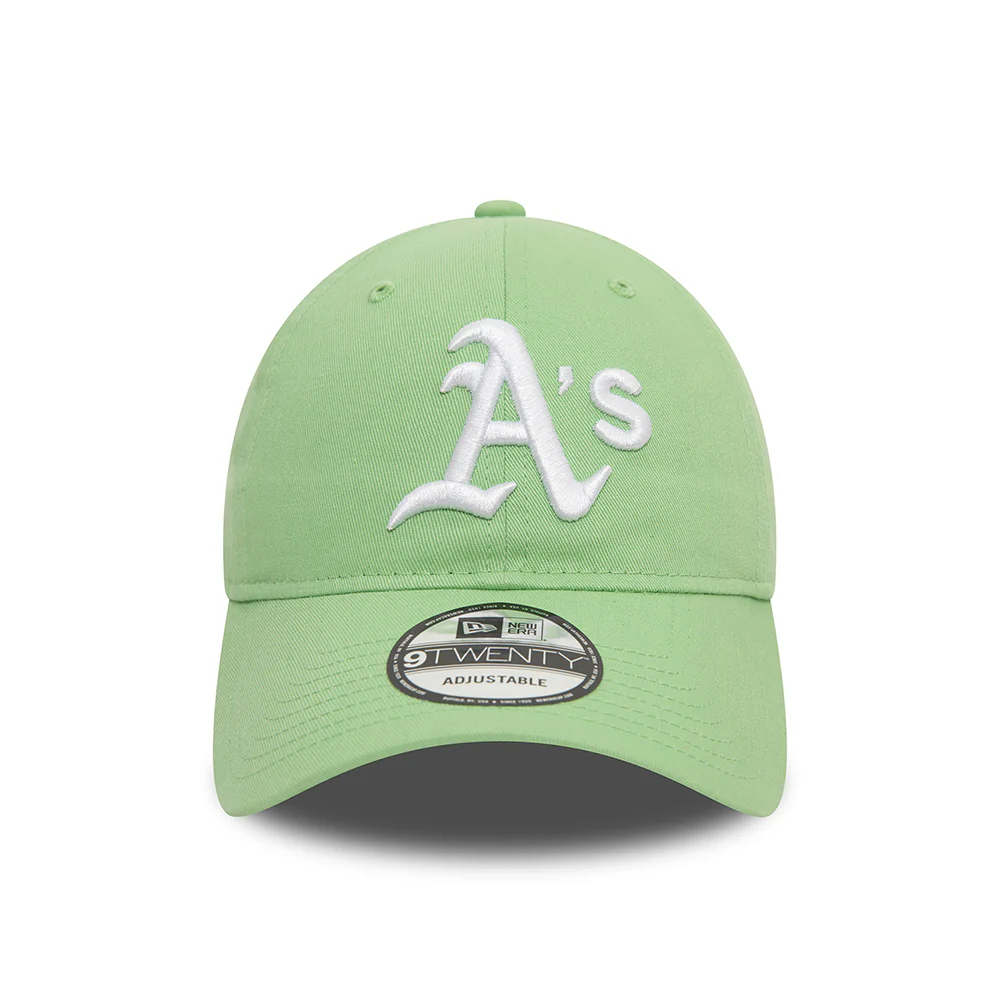 New Era 9TWENTY Oakland Athletics Baseball Cap - MLB League Essential II - Hellgrün-Weiß - Image 2