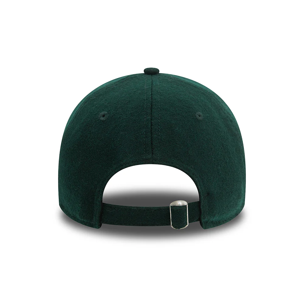New Era 9TWENTY Oakland Athletics Baseball Cap - MLB Melton - Dunkelgrün - Image 4