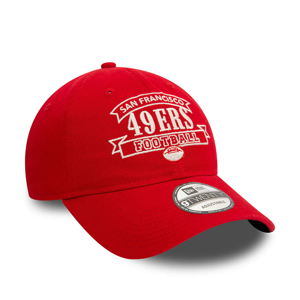 New Era 9TWENTY San Francisco 49ers Baseball Cap - NFL Retro - Rot - Image 3