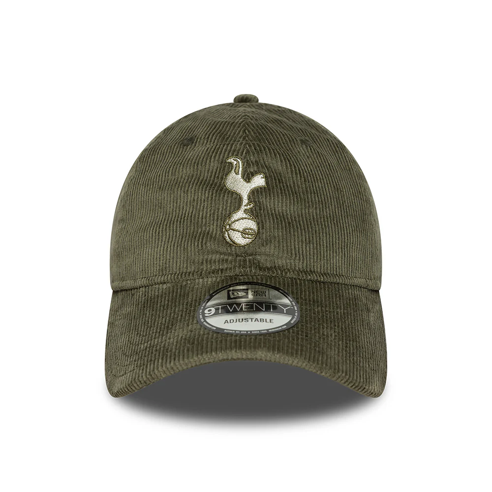 New Era 9TWENTY Tottenham Hotspur FC Baseball Cap - Cord - Olivgrün - Image 2