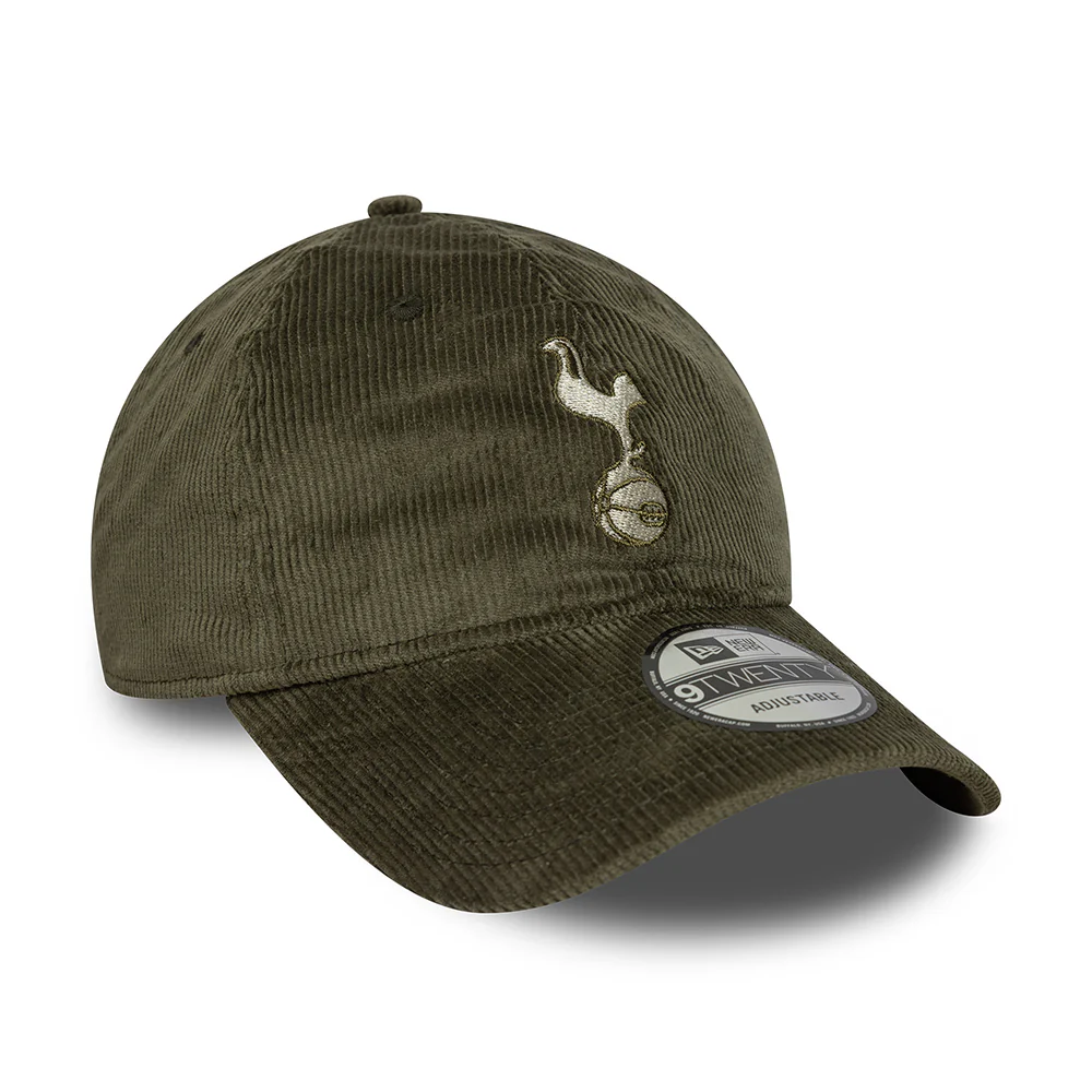 New Era 9TWENTY Tottenham Hotspur FC Baseball Cap - Cord - Olivgrün - Image 3