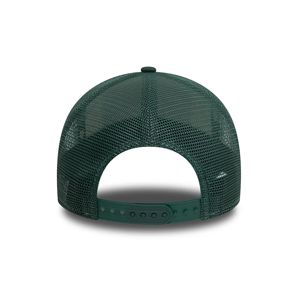 New Era A-Frame Aspen Trucker Cap - Ski Patch - Dunkelgrün-Cremeweiß - Image 4
