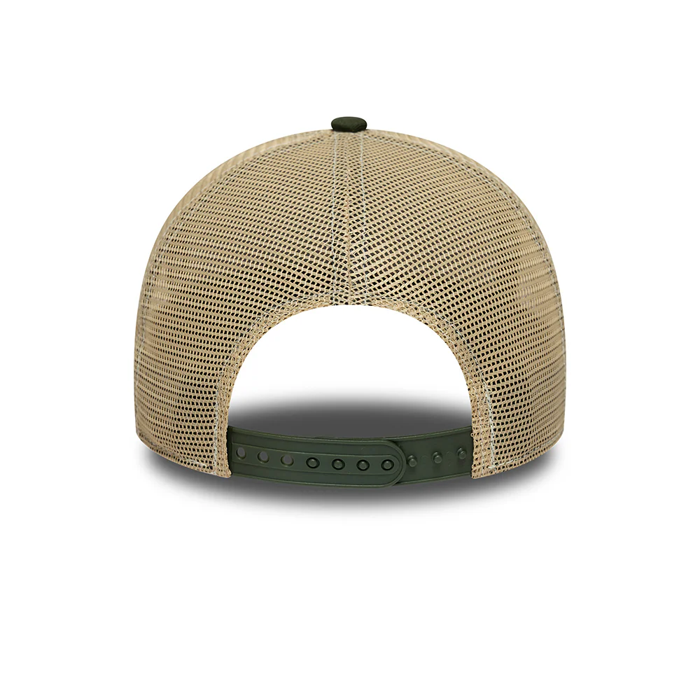 New Era A-Frame Bison Trucker Cap - Animal Patch - Braun-Olivgrün-Sand - Image 4