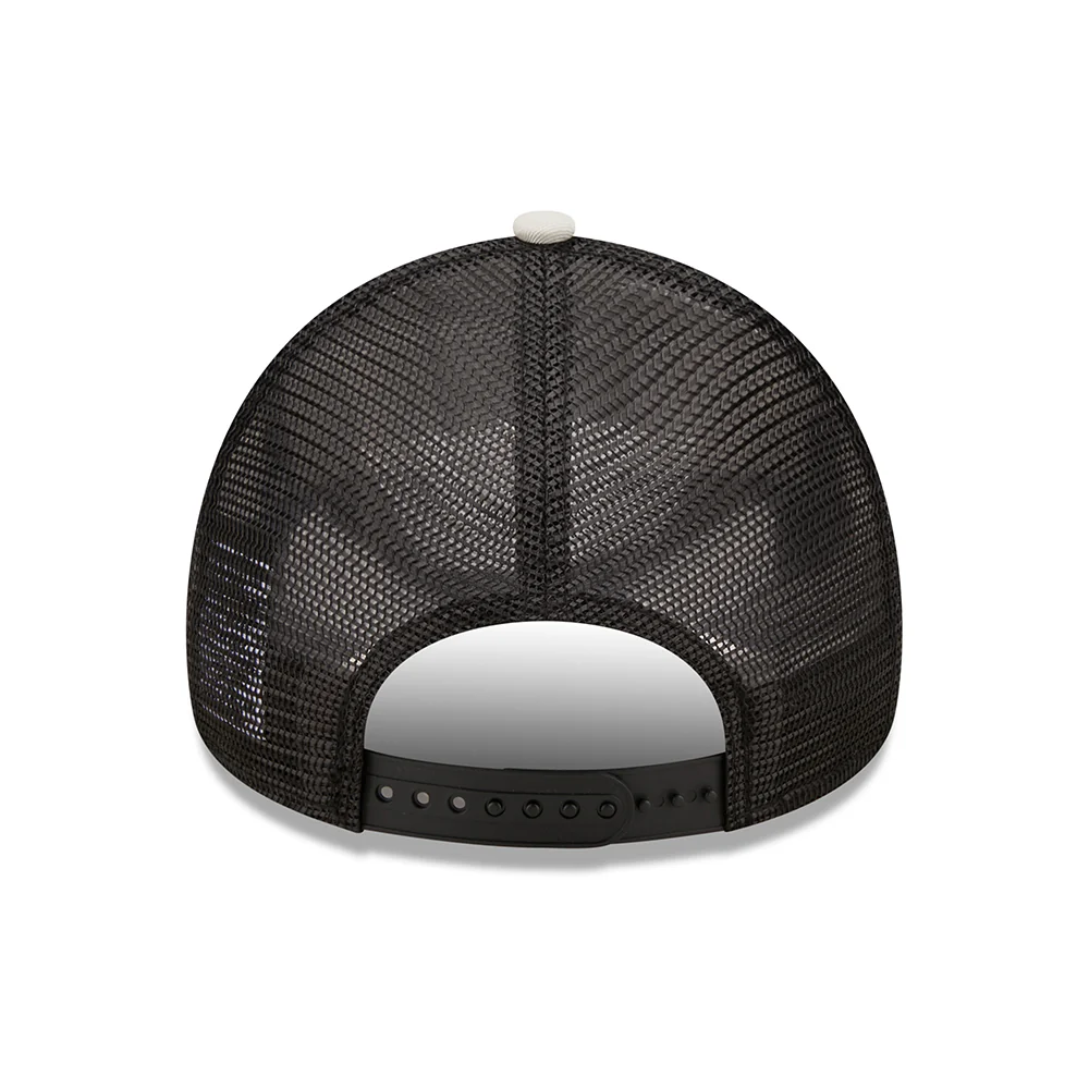 New Era 9FORTY A-Frame Brooklyn Trucker Cap - License Plate - Steingrau-Schwarz - Image 3