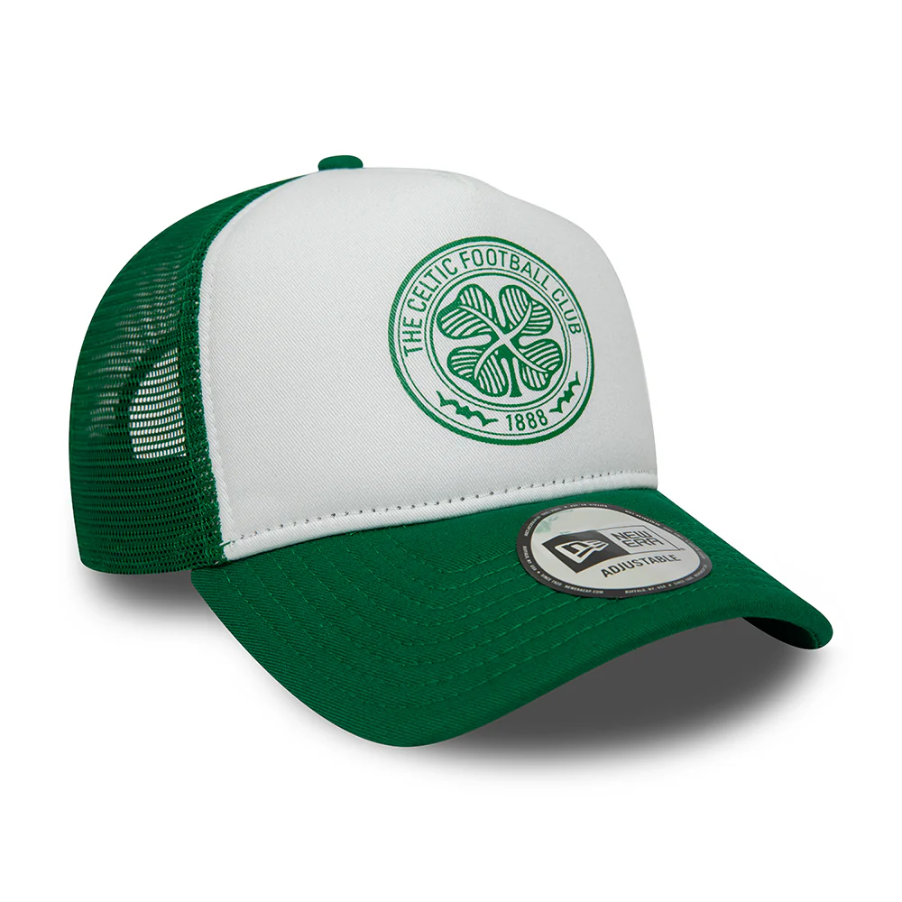 New Era A-Frame Celtic FC Trucker Cap - Core - Grün-Weiß - Image 3